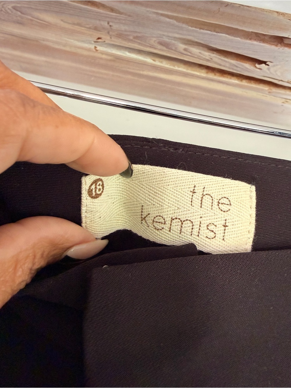 The Kemist Wide-Leg Pleated Pants in Black UK 18 US 14 - Picture 2 of 4